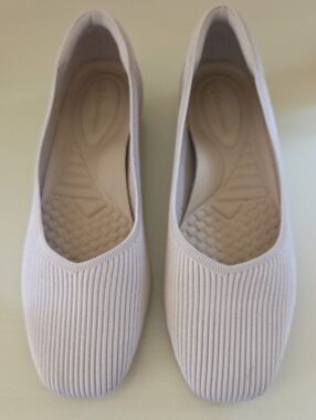 Cusolemore Women's Flats with Arch Support, Square Toe Ballet Flats, Size 11